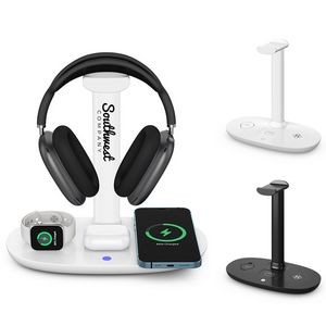 4 In 1 Charging Station Headset Holder