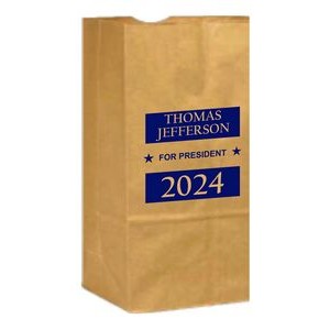 Yard Election Sign $US Waste Paper Bags 1C1S (17x10.5x35)