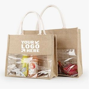 Shopping Tote Bag with Clear Window