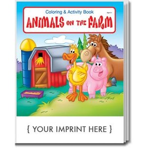 Animals on the Farm Coloring & Activity Book