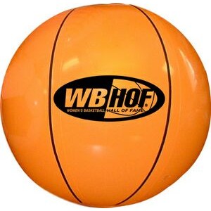 Large 16" Inflatable Sports Beach Ball Basketball