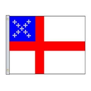 Deluxe Crown™ Outdoor Episcopal Flag (5'X8')