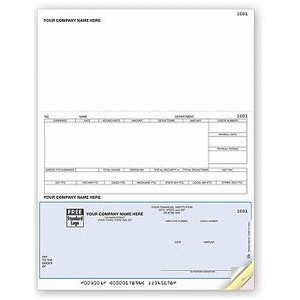 DacEasy® Compatible Laser Payroll Check (1 Part)