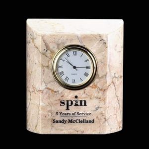Ajax Clock - Marble Botocino