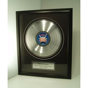 12" Framed Silver Record
