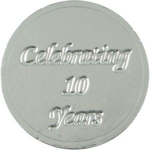 Celebrating 10 Years Chocolate Coin