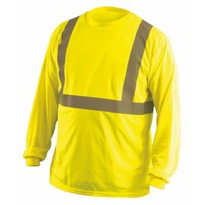 Class 2 Long Sleeve Wicking Birdseye T-Shirt - No Pocket