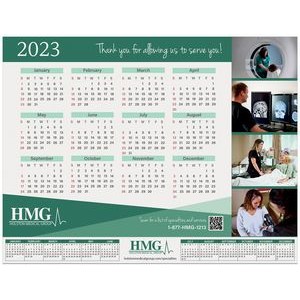 2-in-1 Repositionable Wall Calendar w/Monitor Strip Calendar
