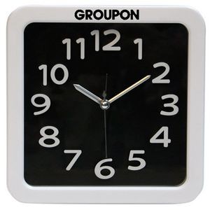 Large Retro Look Analog Alarm Clock (Black)