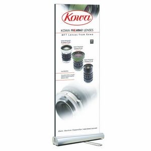 Double-Sided Standard Retractable Banner Stand Kit, Premium Film (33" x 80" )