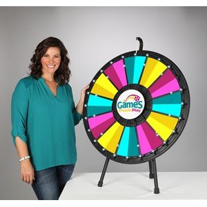 12 to 24 Slot Tabletop Prize Wheel w/Lights