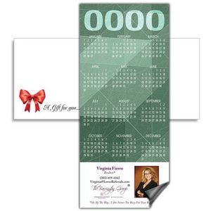 Magnetic Calendar with Envelope - Sage`