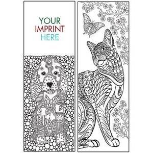 Coloring Bookmark - Animals