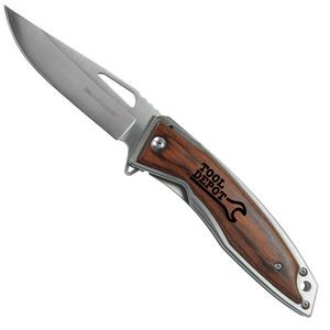 Strive Wooden Swift Assist Pocket Knife