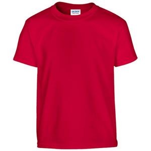 Gildan First Quality Youth T-Shirt - Red - Small (Case of 12)