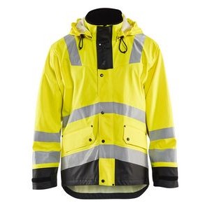 Blaklader Hi-Vis Yellow Rain Jacket