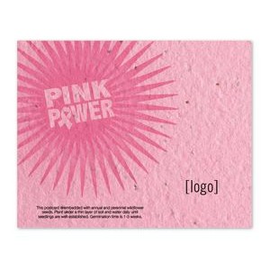 Breast Cancer Awareness Seed Paper Postcard - Style CP