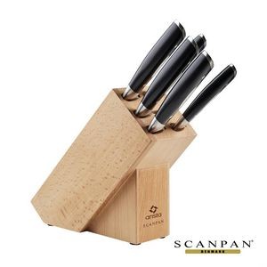 Scanpan® Classic 6pc Knife Block Set - Black