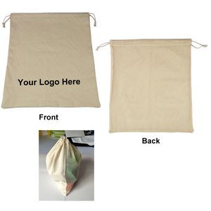 Cotton Fabric Fruit Mesh Recycle Bag with Screen printed
