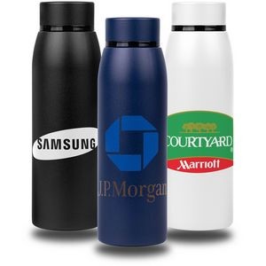 The Cobra 20 Oz. Powder-Coated Stainless Steel Water Bottle