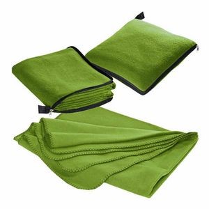 Custom Zip-Up Travel Pillow Blanket