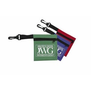 School clip zipper pouch, Golf Tee Bag