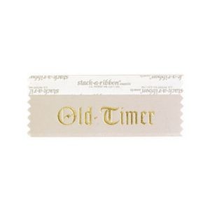 Old Timer Stk A Rbn Gray Ribbon Gold Imprint