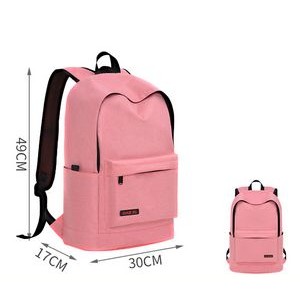 Size L Regular Style Backpack Simple School Bag Middle School Backpack