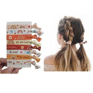 Full Color Print Knotted Hair Tie