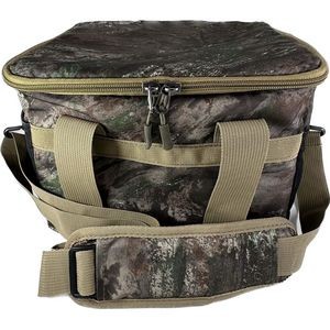 TUF™ Realtree® 12-Can Fishing Camo Double Zipper Cooler Bag w/ Both Side Mesh Pocket