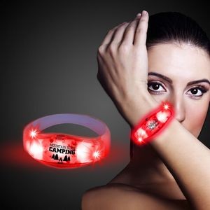 Red LED Stretchy Bangle Bracelet (Digi Print)