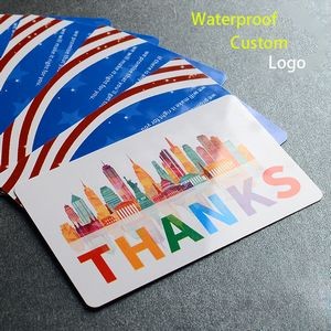 0.76 MM Custom Business Cards PVC Waterproof