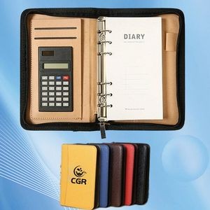 Zippered A6 Padfolio for Secure and Professional Document Organization