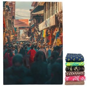 20" x 30" 110 GSM Sublimated Brushed Micro-Peach Pillowcase