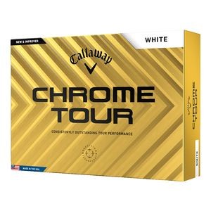 Callaway Chrome Tour Golf Balls - White