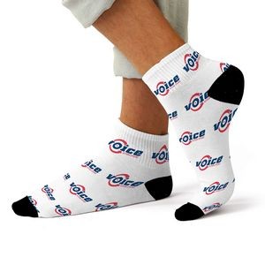 Ankle Crew Socks Full Color Sublimated