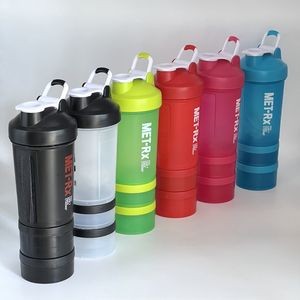 17 Oz. Protein Shaker Water Bottle with Pill Box