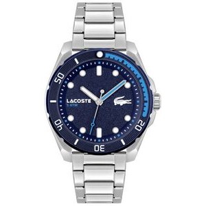 Lacoste™ Finn Gentlemen's Stainless Steel Watch w/Navy Blue Dial