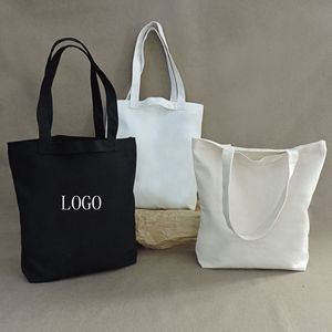 10oz Custom Shopping Eco-friendly Cotton Canvas Tote Bag 11"x13" MOQ50PCS