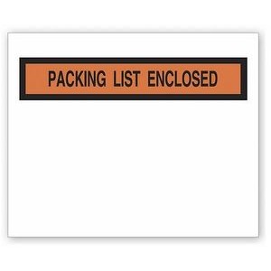 Clear "Packing List Enclosed" Envelope