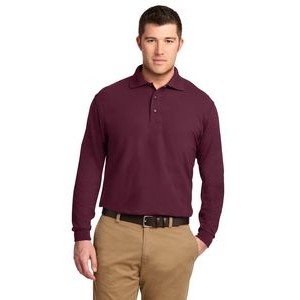 Port Authority® Silk Touch™ Long Sleeve Polo Shirt