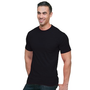 Unisex Bayside® Union-Made Pocket Crew T-Shirt