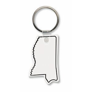 Mississippi State Shape Key Tag (Spot Color)