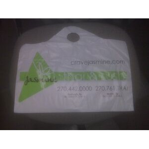 Wave Top Imported Take Out Bag (15x18x4)
