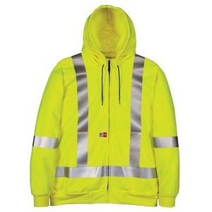 13 Oz. Antex™ Exodry® FR Zip-Front Sweatshirt w/Detachable Hood & Reflective Tape