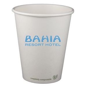 8 Oz. Eco-Friendly Compostable Paper Hot Cup - OFFSET PRINTED