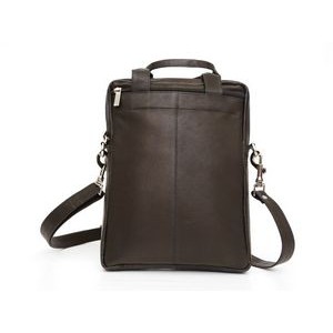 Ashlin® Designer Brindisi Midnight Black iSmart-III Laptop Case Top Handle Bag