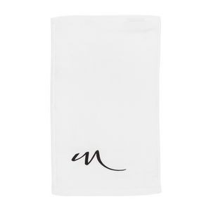 Mid Weight Velour Sport Towel (White Towel, Embroidered)