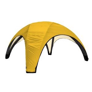 AirDome Inflatable Tent 26'x26' w/ Solid Color Top