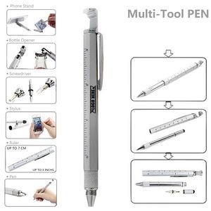 7 In 1 Metal Tool Pen With Phone Stand